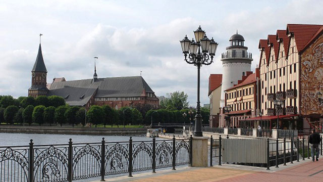 I invite you to visit Kaliningrad. It is the only Russian city, which is located outside of Russia, and it is separated from European countries